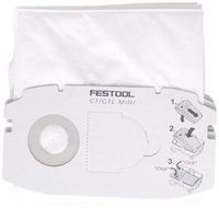 Festool 498410 Self Clean Filter Bag for CT MINI 5 pack by Tooltechnic Systems LLC
