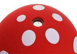 Dacawin Home Aroma LED Humidifier Mushroom Air Diffuser Purifier Atomizer (Red) N4