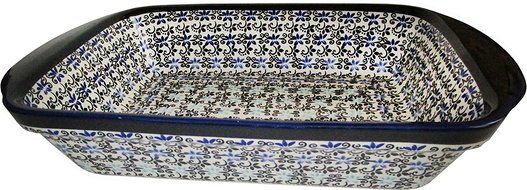 Boleslawiec Stoneware - Polish Pottery Lasagna Baker "Eva's Collection "Martina"