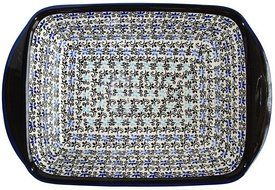 Boleslawiec Stoneware - Polish Pottery Lasagna Baker "Eva's Collection "Martina" N2