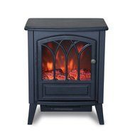 Free Standing Electric 1500W Fireplace Heater Fire Stove Flame Wood Log Portable N4