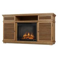 Real Flame 9110E-GRY 9110E Cavallo Electric Fireplace in Gray 9110E Cavallo Electric Fireplace N8