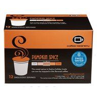 Coffee Beanery Pumpkin Spice SWP Decaf Singlicious Servings Single-cup Coffee Pack Sampler for Keurig K-cup Brewers
