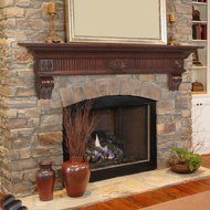 Pearl Mantels Devonshire Traditional Fireplace Mantel Shelf N4