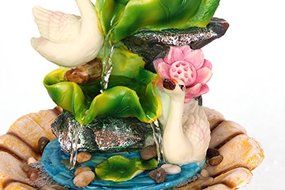 FEI&amp;S Creative ceramic fountain water ornaments home decorations humidifier flowing water fountain in the living... N3