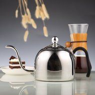 Ecooe Stainless Steel Electric Induction Gooseneck Kettle - 1.2L N5
