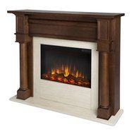 Real Flame Berkeley Electric Fireplace in Dark Walnut-7810E-DW N5
