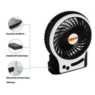 Fan Bengoo Portable Fan USB Mini Desktop Desk Table Electric Rechargeable Fan for laptop room office outdoor travel N5
