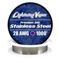 LV Stainless Steel 316L Wire 28 AWG - 1000'