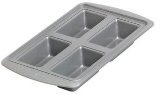 Wilton Avanti Everglide Metal-Safe Non-Stick 4 Cavity Mini Loaf Pan- Discontinued By Manufacturer