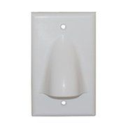 ICC-FACEPLATE 1 GANG BULK NOSE WHITE