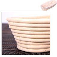 Super Marts 12inch Professional Oval Long Banneton Brotform Bread Dough Proofing Rising Rattan Basket with Liner...