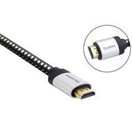 4K Hdmi Cable, 2 Pack 3Ft 4k Heavy-duty Hdmi Cable 26AWG Braided Cord 18Gbps Hi-speed Gold Plated Connectors and...