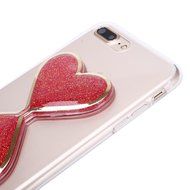 iPhone 7 Plus Case,Phezen Bling Glitter Soft Gel Clear TPU Case for iPhone 7 Plus,Glow in the Dark Luminous Heart... N14