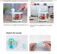 Z-Home USB humidifier aquarium lamp Home decoration Aquarium lamp atomizer Aquatic animals purification colorful... N4