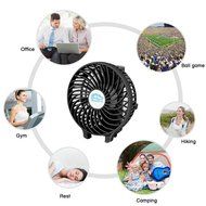 Bengoo Fan Portable USB Rechargeable Hand Handheld Mini Fan For Laptop Computer Desk Desktop Table Floor Window... N6