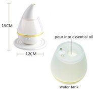 Ufine 250ml Cool Mist Humidifer Aromatherapy Water soluble Essential Purifier Diffuser Air Humidifier with 7 Changing... N4