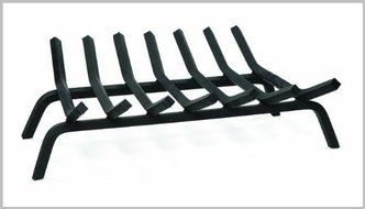 Vestal Manufacturing Co. 16-069 3/4 Inch Bar Stock 6 Bar Welded Steel Grate 27 Inch Front X 23 Inch Back X 15...