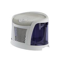 AIRCARE 3D6 100 Mini-Console-Style Evaporative Humidifier, White and Midnight Blue N4