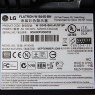 LG Flatron W1934S 19&quot; 1440x900 16:10 5ms Widescreen LCD Computer Monitor Grade A N4