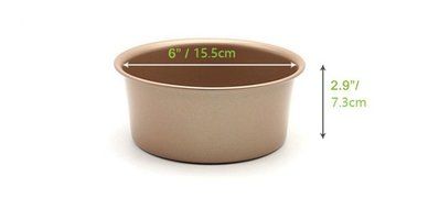 Cake mold with Removable Bottom, Round (8 inches) N4