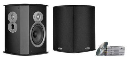 Polk Audio FXI A4 Surround Speakers (Pair, Black)