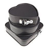 Springform Pan, Yummy Sam Non-Stick Leakproof Cheesecake Pan Cake Molds Springform Cake Pans Square Heart-Shaped...