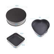 Springform Pan, Yummy Sam Non-Stick Leakproof Cheesecake Pan Cake Molds Springform Cake Pans Square Heart-Shaped... N3