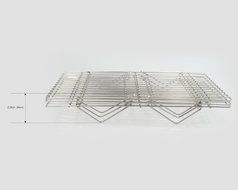 Surpahs 304 Grade Stainless Steel 3-Tier Stackable Cooling Rack Set N7