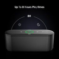 Honstek K8 Bluetooth Wireless Speaker with Touch Control, 3.5mm Audio Port for Computer, FM Radio, TF Card, 10W... N8