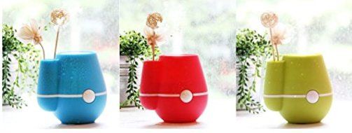TIMTOM,Vase Shaped Electric Cool Air Fog Mist Maker Steam Spa Ultrasonic USB Humidifier N6