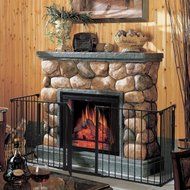 Giantex Fireplace Fence Baby Safety Fence Hearth Gate BBQ Metal Fire Gate Pet Dog Cat N6
