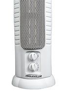 Soleus Air # HE15-C7-01 Ceramic Tower Heater, 750W/1500Watts, White N5