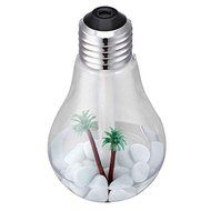 Bulb Humidifier, Gefee Unique Creative Bulb Shape 7 Colour Lighted Humidifier Small Cute Humidifier for Home Office N5