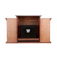 Tennyson Electric Fireplace w/ Bookcases - Ivory N20