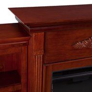 Tennyson Electric Fireplace w/ Bookcases - Ivory N21