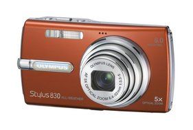 Olympus Stylus 830 8MP Digital Camera with Dual Image Stabilized 5x Optical Zoom (Blue) N2