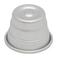 Ottinetti Plain Bottom Pudding Mold, 18cm/7&quot;, Silver
