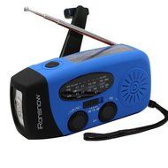 [ 2-PACK Upgraded Version ] iRonsnow 088+ [1000mAh] Solar Hand Crank Radio AM/FM/NOAA/WB Weather Emergency Radio...