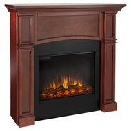Bradford Slim Wall Mount Electric Fireplace, Features remote control, programmable thermostat, timer function,... N3
