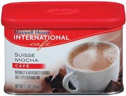 Maxwell House International Coffee Suisse Mocha Caf?, 7.2-Ounce Cans (Pack of 6)