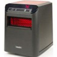 iHeater IH-201-B Mid Infrared Heater with Remote Control, Heats Up to 1000 Square Feet, Black N2