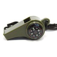 Hiking 3 in1 Outdoor Camping Emergency Survival Gear Whistle Compass Thermometer N2