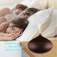 Aphse Electric Ultrasonic Humidifier Diffuser Aromatherapy Essential oil Diffuser,120ML Whisper-Quiet,Enjoy Aromatherapy... N26