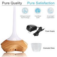 Aphse Electric Ultrasonic Humidifier Diffuser Aromatherapy Essential oil Diffuser,120ML Whisper-Quiet,Enjoy Aromatherapy... N28