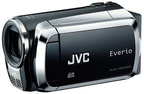 JVC Everio GZ-MS120 Dual Flash Camcorder (Blue) N2