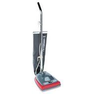 Electrolux Sanitaire&reg; Sanitaire Commercial Lightweight Bag-Style Upright Vac, 12lbs, Gray/Red
