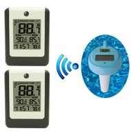 Ambient Weather WS-14-2 Dual Zone Wireless 8-Channel Floating Pool and Spa Thermometer