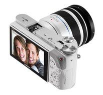 Samsung NX300M 20.3MP CMOS Smart WiFi &amp; NFC Mirrorless Digital Camera with 18-55mm Lens and 3.3" AMOLED Touch...
