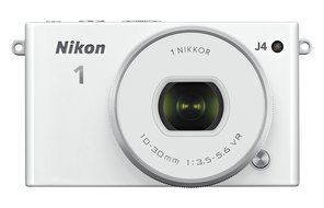 Nikon 1 J4 Digital Camera with 1 NIKKOR 10-100mm f/4.0-5.6 VR Lens (White) (Discontinued by Manufacturer) N16